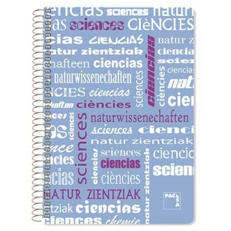 Cuaderno Pacsa Din A4 4 Piezas 80 Hojas