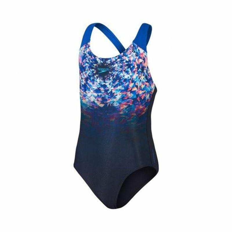 Bañador Niña Speedo Digital Placement Azul