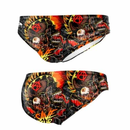 Bañador Hombre Turbo Punk-Skull Negro