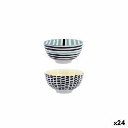 Cuenco Bidasoa Zigzag Multicolor Cerámica 11 cm (24 Unidades)