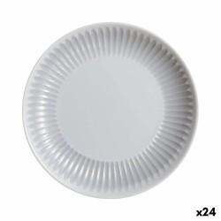 Plato de Postre Luminarc Cottage Gris Vidrio 19 cm (24 Unidades)