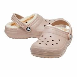 Zuecos Crocs Classic Lined Beige