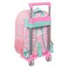 Mochila Escolar con Ruedas Peppa Pig Ice cream Rosa Menta 26 x 34 x 11 cm