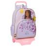 Mochila Escolar con Ruedas Wish Lila 33 x 42 x 14 cm