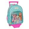 Mochila Escolar con Ruedas Rainbow High Paradise Turquesa 28 x 34 x 10 cm