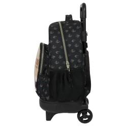 Mochila Escolar con Ruedas The Mandalorian This is the way Negro 33 X 45 X 22 cm