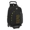 Mochila Escolar con Ruedas BlackFit8 Zone Negro 32 x 42 x 15 cm