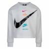 Sudadera sin Capucha Niño Nike 36I330-001 Blanco