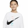 Sudadera sin Capucha Niño Nike 36I330-001 Blanco