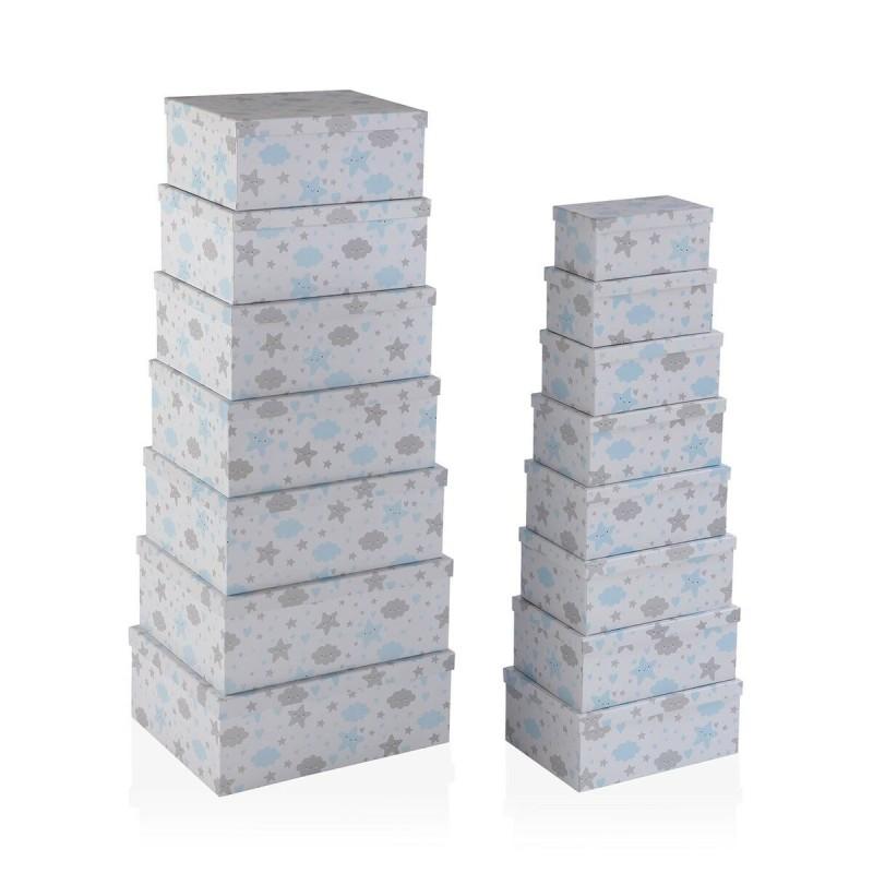 Set de Cajas Organizadoras Apilables Versa Baby Cartón 15 Piezas 35 x 16,5 x 43 cm