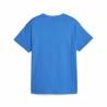 Camiseta de Manga Corta Infantil Puma Power Colorblock Azul