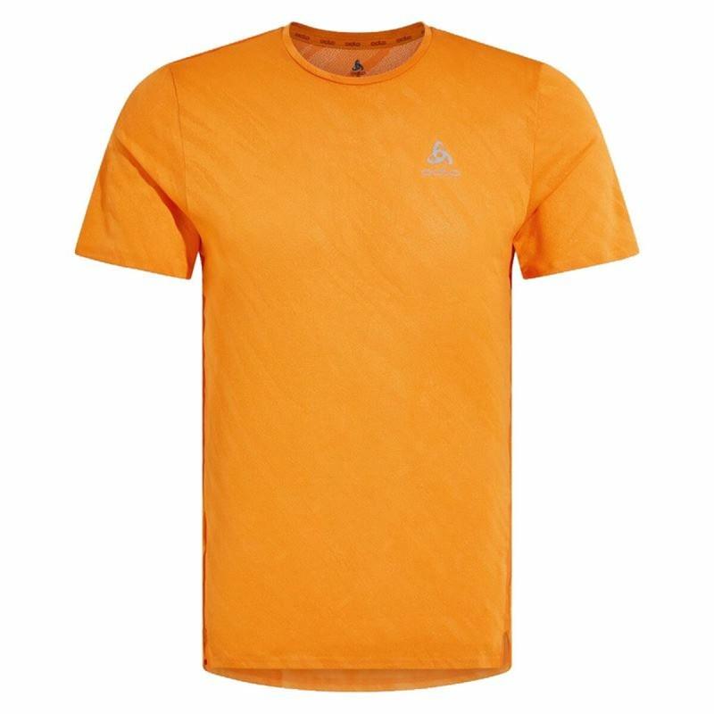 Camiseta de Manga Corta Unisex Odlo Zeroweight Enginee Naranja