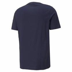 Camiseta de Manga Corta Unisex Puma Italia FIGC Azul oscuro