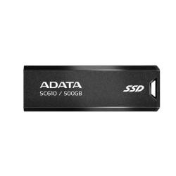 Disco Duro Externo Adata SC610-500G-CBK SSD 500 GB SSD