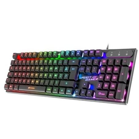 Teclado Spirit of Gamer PRO-K1 Qwerty Español Negro