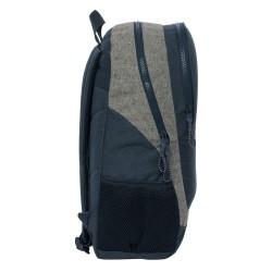 Mochila Escolar Kappa Dark navy Gris Azul marino 32 x 44 x 16 cm