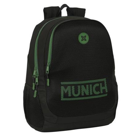 Mochila Escolar Munich Caviar Negro 32 x 44 x 16 cm