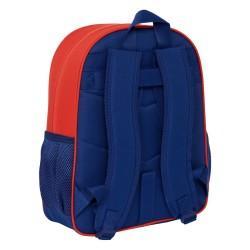 Mochila Escolar Atlético Madrid Azul Rojo 32 X 38 X 12 cm