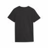 Camiseta de Manga Corta Infantil Puma Ess+ 2 Col Logo Negro