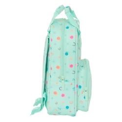 Mochila Infantil Safta Caracol Turquesa 20 x 28 x 8 cm