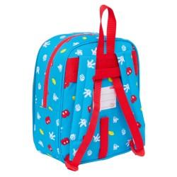 Mochila Infantil Mickey Mouse Clubhouse Fantastic Azul Rojo 22 x 27 x 10 cm