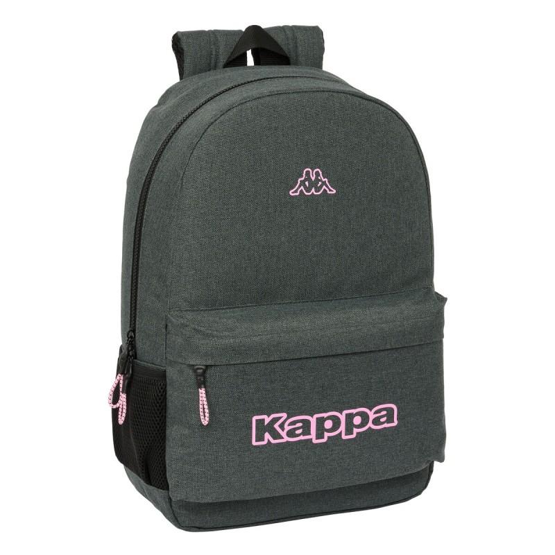 Mochila Escolar Kappa Silver pink Gris 30 x 14 x 46 cm