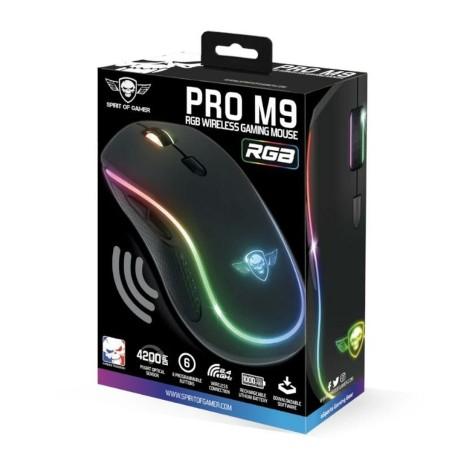 Ratón Spirit of Gamer Pro M9 RGB Negro