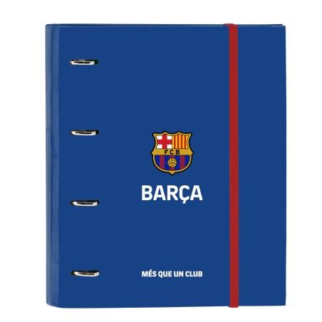 Carpeta de anillas F.C. Barcelona Azul Granate 27 x 32 x 3.5 cm