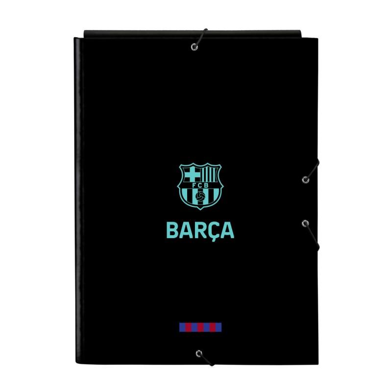 Carpeta F.C. Barcelona Negro A4