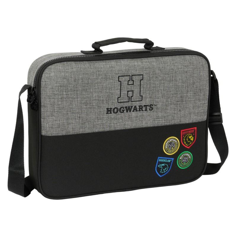 Cartera Escolar Harry Potter House of champions Negro Gris 38 x 28 x 6 cm