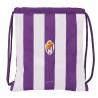 Bolsa Mochila con Cuerdas Real Valladolid C.F. Morado 35 x 40 x 1 cm