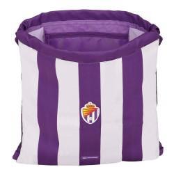 Bolsa Mochila con Cuerdas Real Valladolid C.F. Morado 35 x 40 x 1 cm