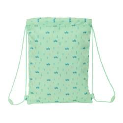 Bolsa Mochila con Cuerdas Safta Coches Verde 26 x 34 x 1 cm