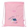 Bolsa Mochila con Cuerdas Glow Lab Sweet home Rosa 26 x 34 x 1 cm