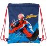 Bolsa Mochila con Cuerdas Spider-Man Neon Azul marino 26 x 34 x 1 cm