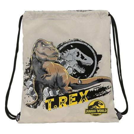 Bolsa Mochila con Cuerdas Jurassic World Warning Gris 35 x 40 x 1 cm