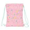 Bolsa Mochila con Cuerdas Peppa Pig Ice cream Rosa Menta 26 x 34 x 1 cm