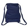 Mochila Saco Infantil Benetton Varsity Gris Azul marino 35 x 40 x 1 cm