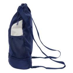 Mochila Saco Infantil Benetton Varsity Gris Azul marino 35 x 40 x 1 cm