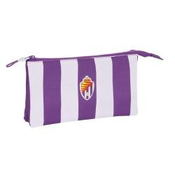 Portatodo Doble Real Valladolid C.F. Morado 22 x 12 x 3 cm