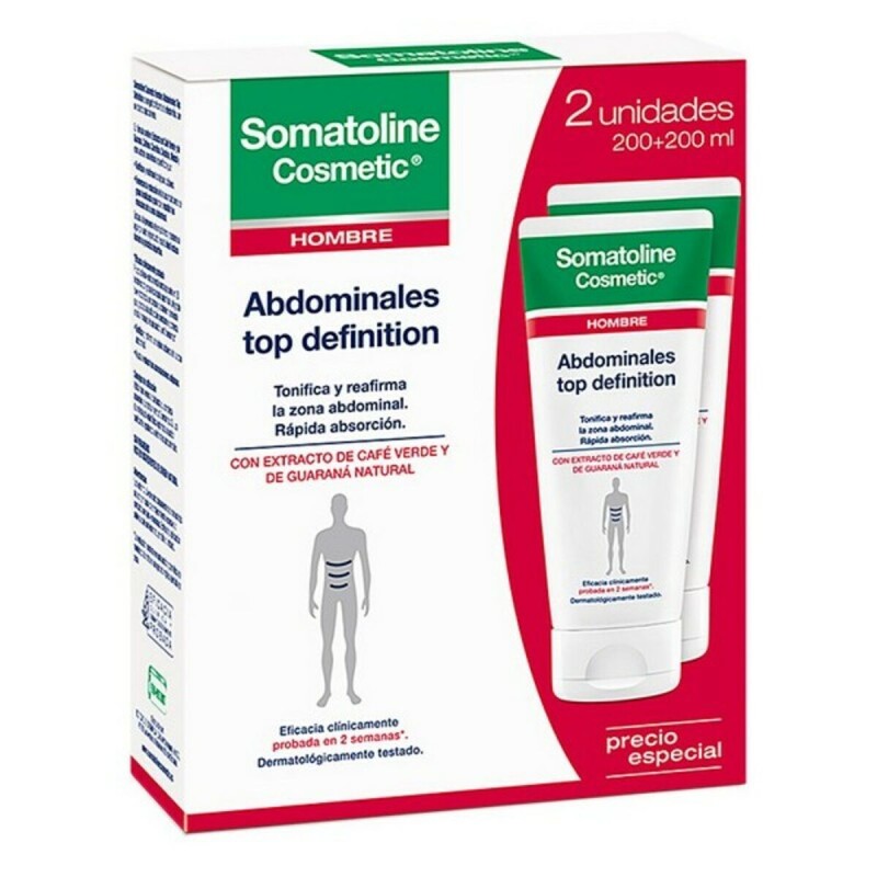 Gel Reductor Abdomen Somatoline Hombre Abdominales Top Definition Crioactivo (2 pcs)