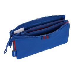 Portatodo Doble F.C. Barcelona Azul Granate 22 x 12 x 3 cm