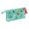 Portatodo Doble Peppa Pig George Menta 22 x 12 x 3 cm