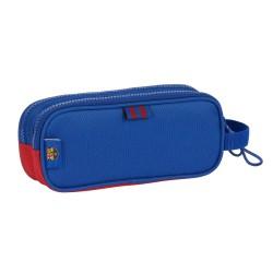 Portatodo Doble F.C. Barcelona Azul Granate 21 x 8 x 6 cm