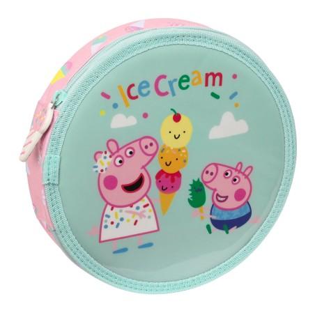 Plumier Peppa Pig Ice cream Rosa Menta (18 Piezas)