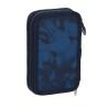 Plumier Doble Batman Legendary Azul marino 12.5 x 19.5 x 4 cm (28 piezas)