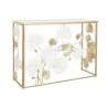 Consola DKD Home Decor Blanco Dorado Metal Espejo 108 x 37 x 80 cm