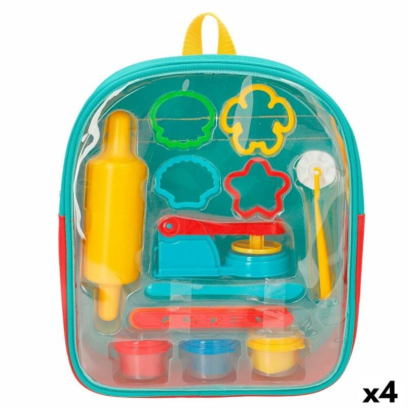 Juego de Plastilina PlayGo Mochila (4 Unidades)