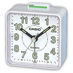 Reloj-Despertador Analógico Casio TQ-140-7DF Blanco Plástico Resistente a salpicaduras (57 x 57 x 33 mm)