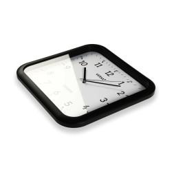 Reloj de Pared Versa Negro Plástico Cuarzo 3,5 x 28,5 x 29,5 cm